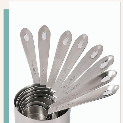 Stainless Steel Measuring Cups Set Stackable Measuring Set Gadgets Tool for Cooking & Baking Measure