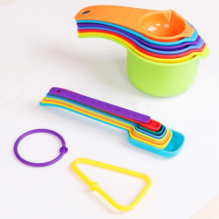 Measuring Cups and Spoons Plastic Measuring Cups and Spoons Set of Plastic Measuring Cup for Kitchen Tool