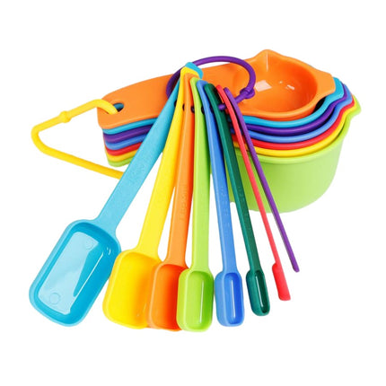 Measuring Cups and Spoons Plastic Measuring Cups and Spoons Set of Plastic Measuring Cup for Kitchen Tool