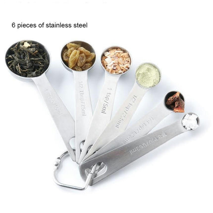 Measuring Spoons Set Stainless Steel Measuring Spoons Set Stainless Steel Metal Measuring Spoons for Home