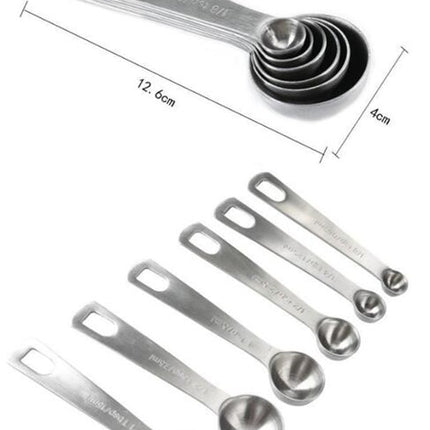 Measuring Spoons Set Stainless Steel Measuring Spoons Set Stainless Steel Metal Measuring Spoons for Home