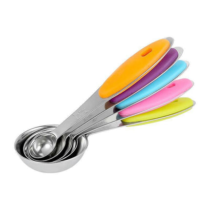 Measuring Cups Stainless Steel Measuring Cups and Spoons Set of Upgraded Thickness Handle for Cooking