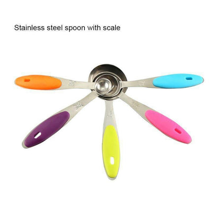 Stainless Steel Measuring Spoons Set Stackable Accurate Tablespoon Kitchen Gadgets for Cooking & Baking