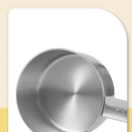 Stainless Steel Measuring Cups Set Kitchen Measuring Cup for Cooking and Baking Food Kitchen Tool Set