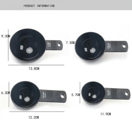 Measuring Cups and Spoons Set of Plastic Measuring Cups Spoons for Baking and Cooking Spice Ingredients