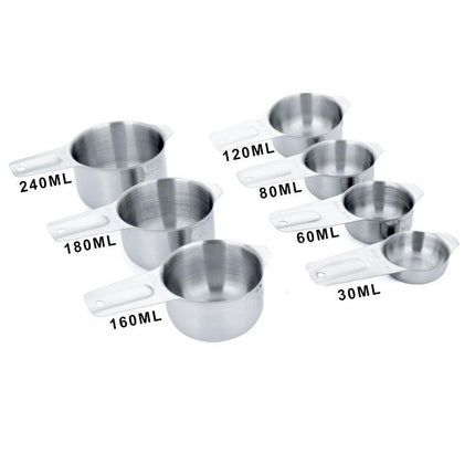 Measuring Cups Stainless Steel Measuring Cups for Cooking & Baking Dishwasher Safe Kitchen Measuring Cup