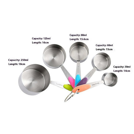 Stainless Steel Measuring Cups and Spoons Sets Measuring Cups  Spoons Set for Measuring Baking Tools