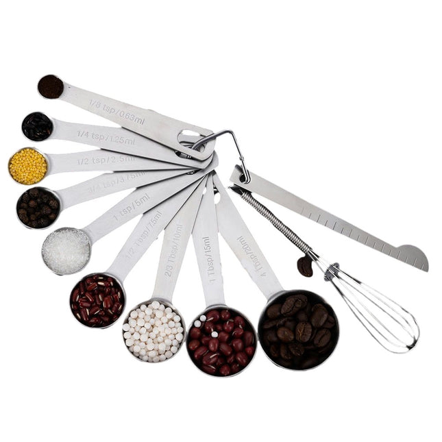 Stainless Steel Measuring Spoons Tablespoon Scoop-Tablespoon Measurements Set for Measuring Dry and Liquid