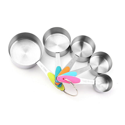 Measuring Cups Set Stainless Steel Nesting Measuring Cups Perfect for Dry and Liquid Ingredients Tool