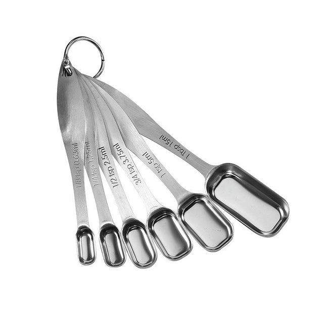 Measuring Cups & Spoons Set of Includes Stainless Steel Nesting Cups Ideal for Dry and Liquid Ingredients