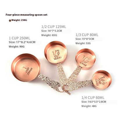 Measuring Cups and Spoons Sets Stainless Steel Measuring Cups and Spoons for Dry & Liquid Ingredients