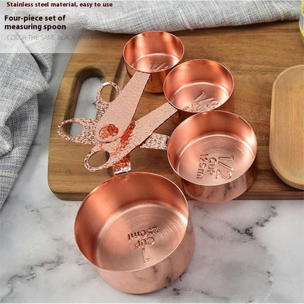 Measuring Cups and Spoons Sets Stainless Steel Measuring Cups and Spoons for Dry & Liquid Ingredients