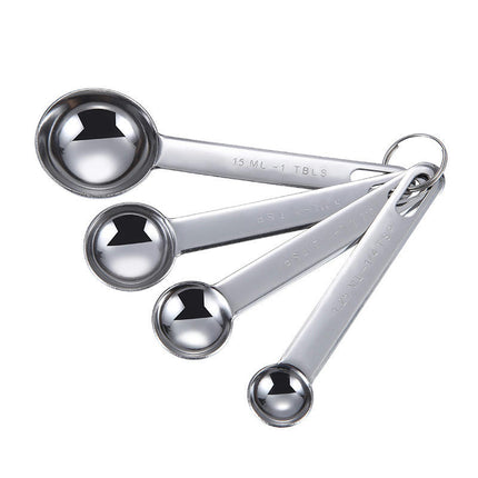 Stainless Steel Measuring Cups and Spoons Set Steel Material Heavy Duty Stainless for Baking Measuring Tool