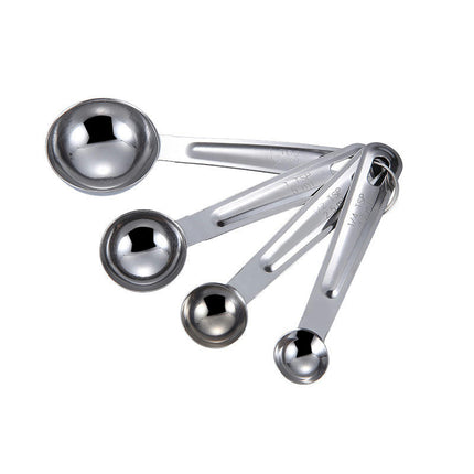 Stainless Steel Measuring Cups and Spoons Set Steel Material Heavy Duty Stainless and Rings Pack Set