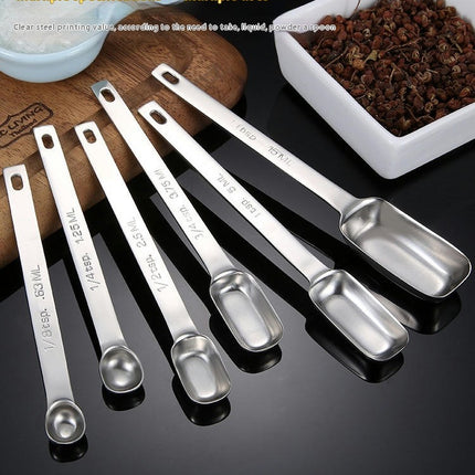 Stainless Steel Measuring Spoons Table Spoons Measuring Spoon with Easy to Read Slim Design Baking Tool