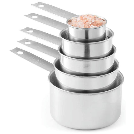 Stainless Steel Measuring Cups Stackable Measuring Sets Spoons Kitchen Gadgets for Cooking & Baking Tool