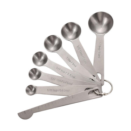 Measuring Spoons Stainless Steel Set Dry and Liquid Ingredients Spoons Kitchen Gadgets for Cooking Tool