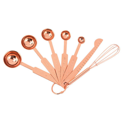 Stainless Steel Measuring Cups And Spoons Set-Metal Kitchen Accessories For Cooking And Baking Nesting