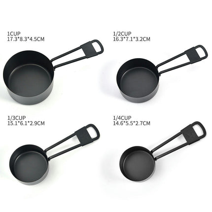 Stainless Steel Measuring Cups and Spoons Set Stackable Measuring Kitchen Cooking Baking Utensils Set