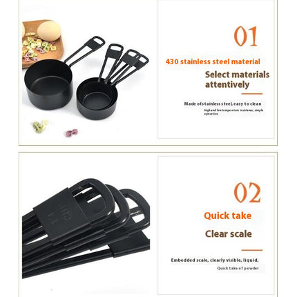 Stainless Steel Measuring Cups and Spoons Set Stackable Measuring Kitchen Cooking Baking Utensils Set