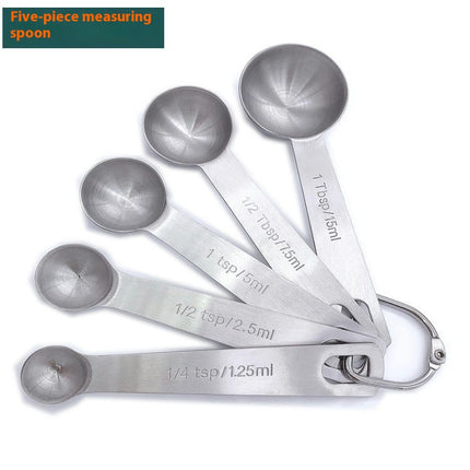 Stainless Steel Measuring Spoons Set - Easy to Read and Clean Measurements For Dry and Liquid Ingredients