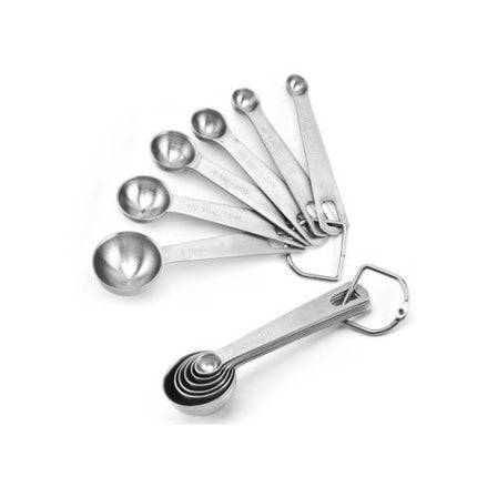 Stainless Steel Measuring Spoons Set - Easy to Read and Clean Measurements For Dry and Liquid Ingredients