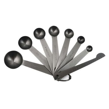 Stainless Steel Measuring Spoons Set - Easy to Read and Clean Measurements For Dry and Liquid Ingredients