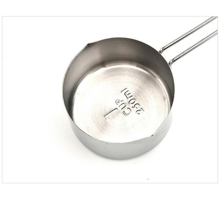 Stainless Steel Measuring Cup and Spoon Sets for Cooking Tools and Gadgets for Dry and Liquid Baking