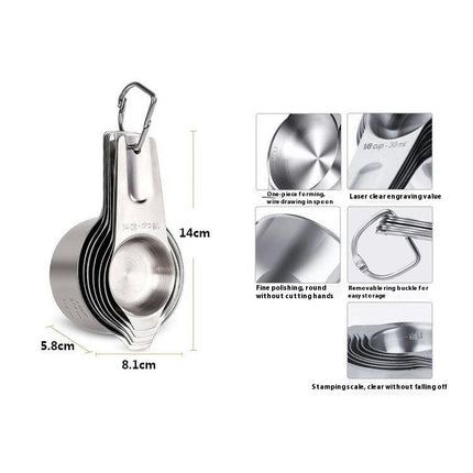 Measuring Cups and Spoons - Set of Measuring Cups and Spoons for Cooking and Baking Tools and Gadgets