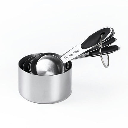 Stainless Steel Measuring Cups and Spoons Set Nesting Metal Measuring Cups Set for Dry and Liquid Etc