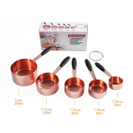 Stainless Steel Measuring Cups Set Measuring Cups for Baking Tea Coffee Kitchen Cooking Measuring Tools