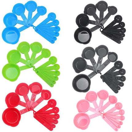 Plastic Measuring Spoon Set Measuring Spoons & Tablespoons for Measuring Ingredients Kitchen Gadgets