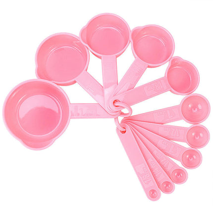 Plastic Measuring Spoon Set Measuring Spoons & Tablespoons for Measuring Ingredients Kitchen Gadgets