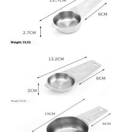 Stainless Steel Measuring Cups Sets Stackable Heavy Duty Measuring Cups for Dry and Liquid Ingredients