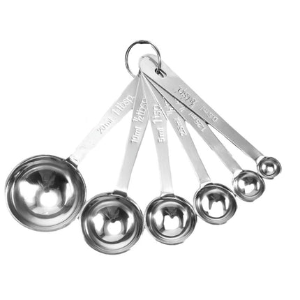 Stainless Steel Measuring Spoons Complete Set with Measurment Leveler Professional Measurer Scoops Set