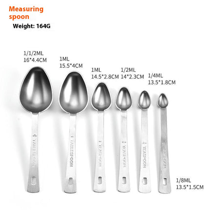 Measuring Spoons Sets Stainless Steel Small Measuring Spoons for Home Kitchen Baking Cooking Kitchen