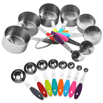 Measuring Cups and Measuring Spoons Measuring Cups and Spoons Set Stainless Steel Measuring Cup Sets