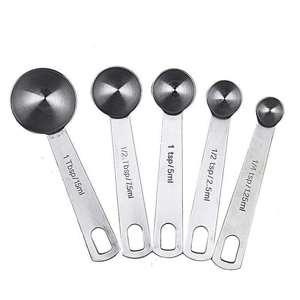 Stainless Steel Measuring Spoons Set for Dry and Liquid Ingredients Dishwasher Safe and Easy to Clean