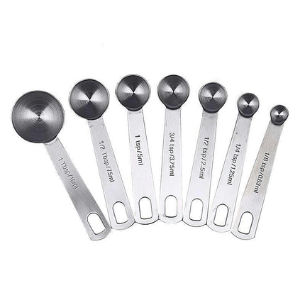 Stainless Steel Measuring Spoons Set for Dry and Liquid Ingredients Dishwasher Safe and Easy to Clean