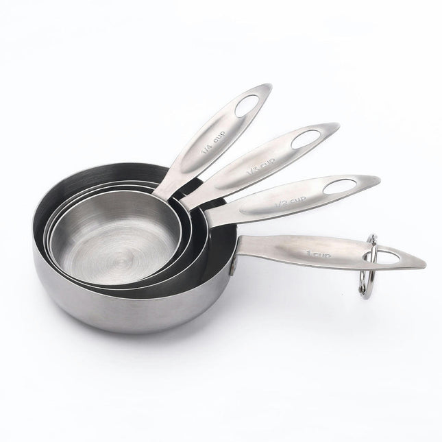 Thick Stainless Steel Measuring Cup Sets for Liquids and Dry Ingredient Measuring Cooking and Baking