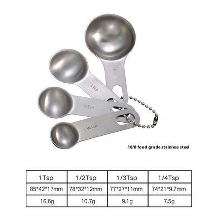 Stainless Steel Measuring Cups and Spoons Set Measurement for Dry Liquid Measurement Kitchen Gadgets