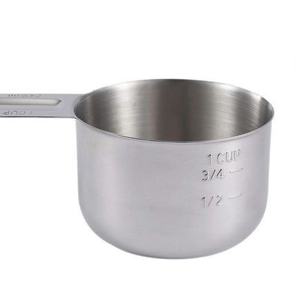 Measuring Cups Stainless Steel Stackable Set for Dry or Liquid Ingredients Measurement Kitchen Utensils