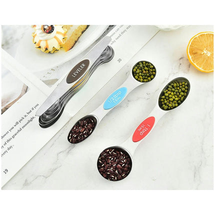 Measuring Spoons Set Stainless Steel Magnetic Measuring Spoons Set for Measuring Spoons Fit in Spice Jars