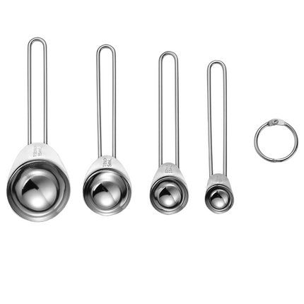 Measuring Spoons Stainless Steel Measuring Spoon Cups Sets - for Measuring Dry and Liquid Ingredients