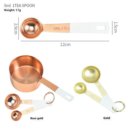 Measuring Spoons Set Stainless Steel Fits in Spice Jars Set of for Measuring Dry and Liquid Ingredients