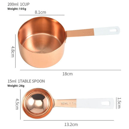 Measuring Spoons Set Stainless Steel Fits in Spice Jars Set of for Measuring Dry and Liquid Ingredients