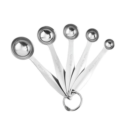 Stainless Steel Measuring Cups and Measuring Spoons Piece Set of Kitchen Measurement Spoons Dry & Liquid