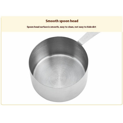 Stainless Steel Measuring Cups and Measuring Spoons Piece Set of Kitchen Measurement Spoons Dry & Liquid