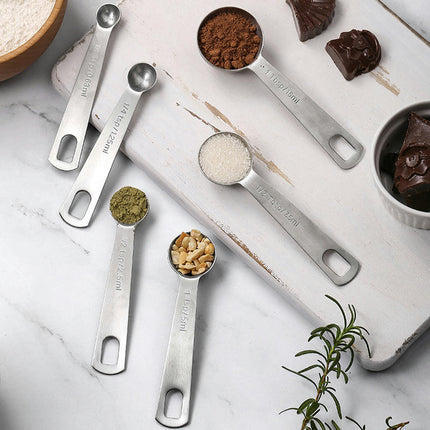 Measuring Spoons Set 304 Stainless Steel Measuring Spoons Set of Piece Kitchen Dry and Liquid Ingredients