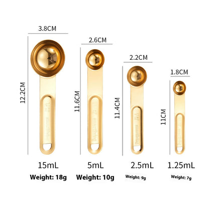 Small Tablespoon With Metric and US Measurements - Set Of For Measuring Dry and Liquid Ingredients Tool